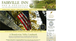 Desktop Screenshot of fairvilleinn.com