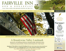 Tablet Screenshot of fairvilleinn.com